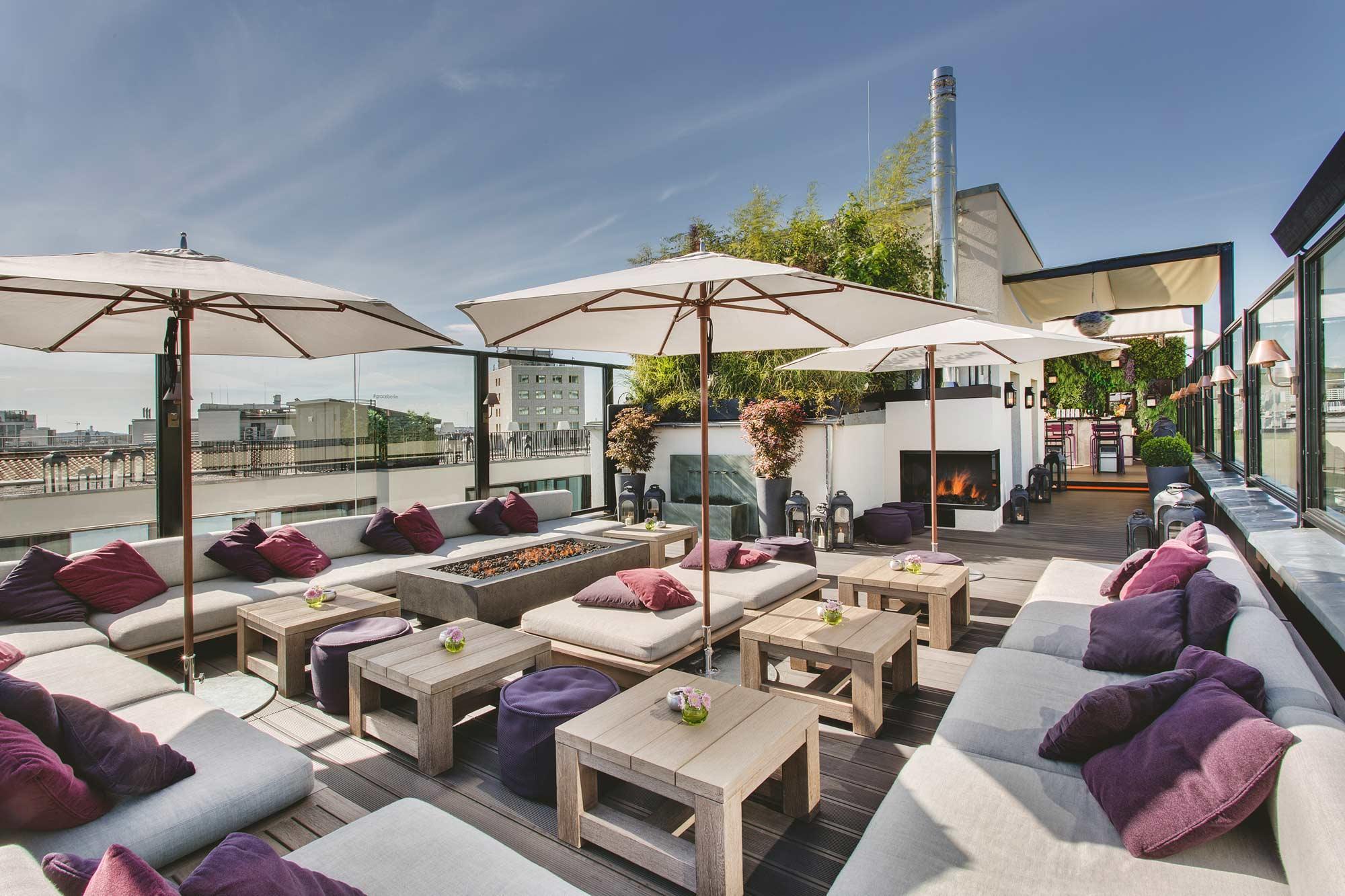 Hotel Zoo Berlin Exterior photo The rooftop terrace